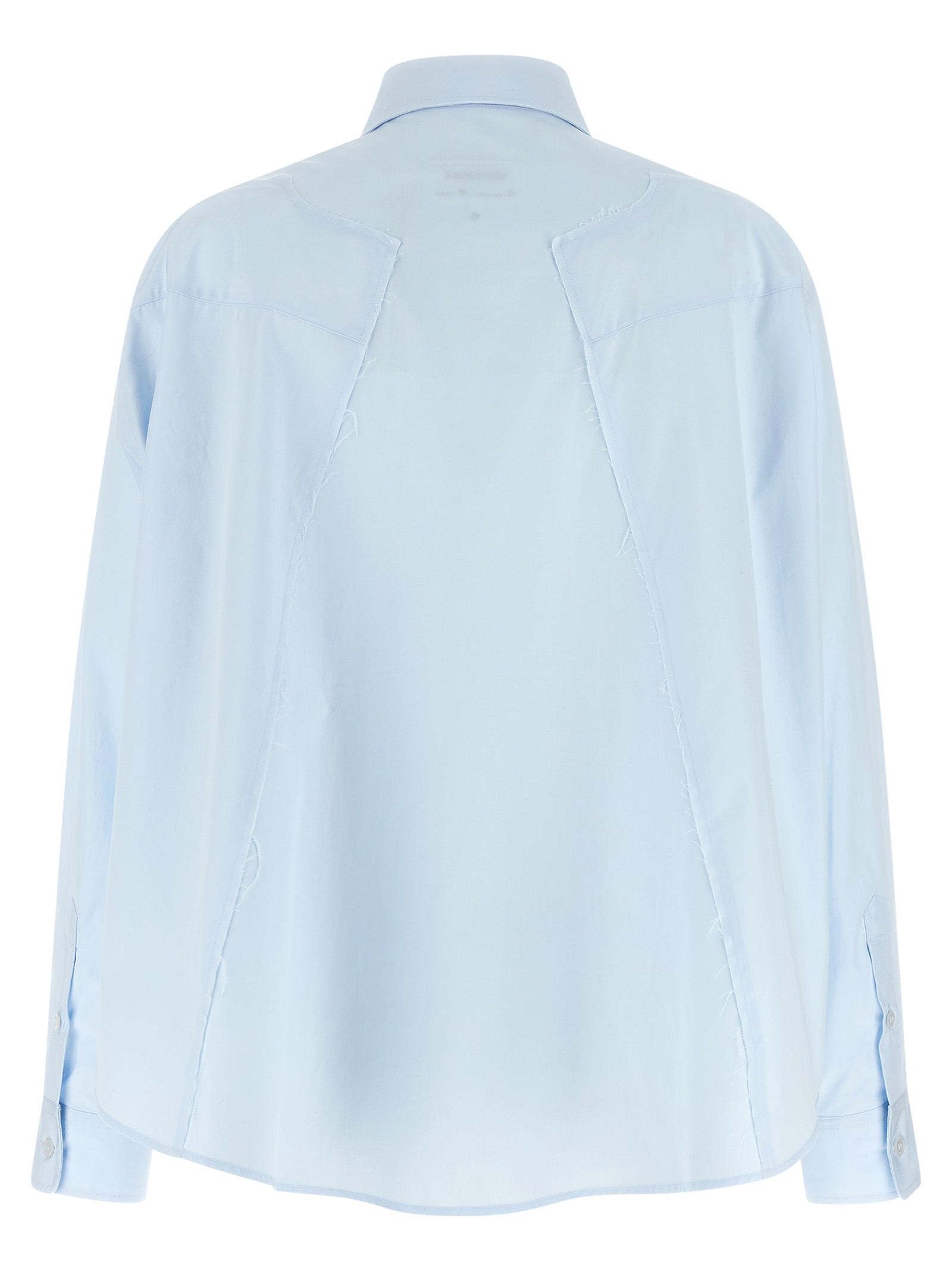 MM6 Maison Margiela Blue Cotton Blouse