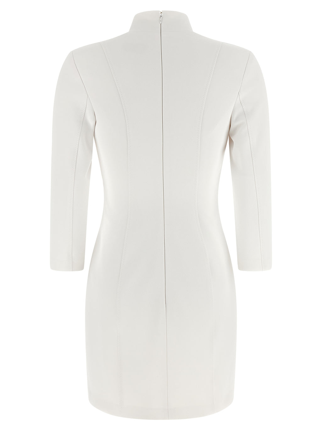 Elisabetta Franchi White Polyester Short Dress