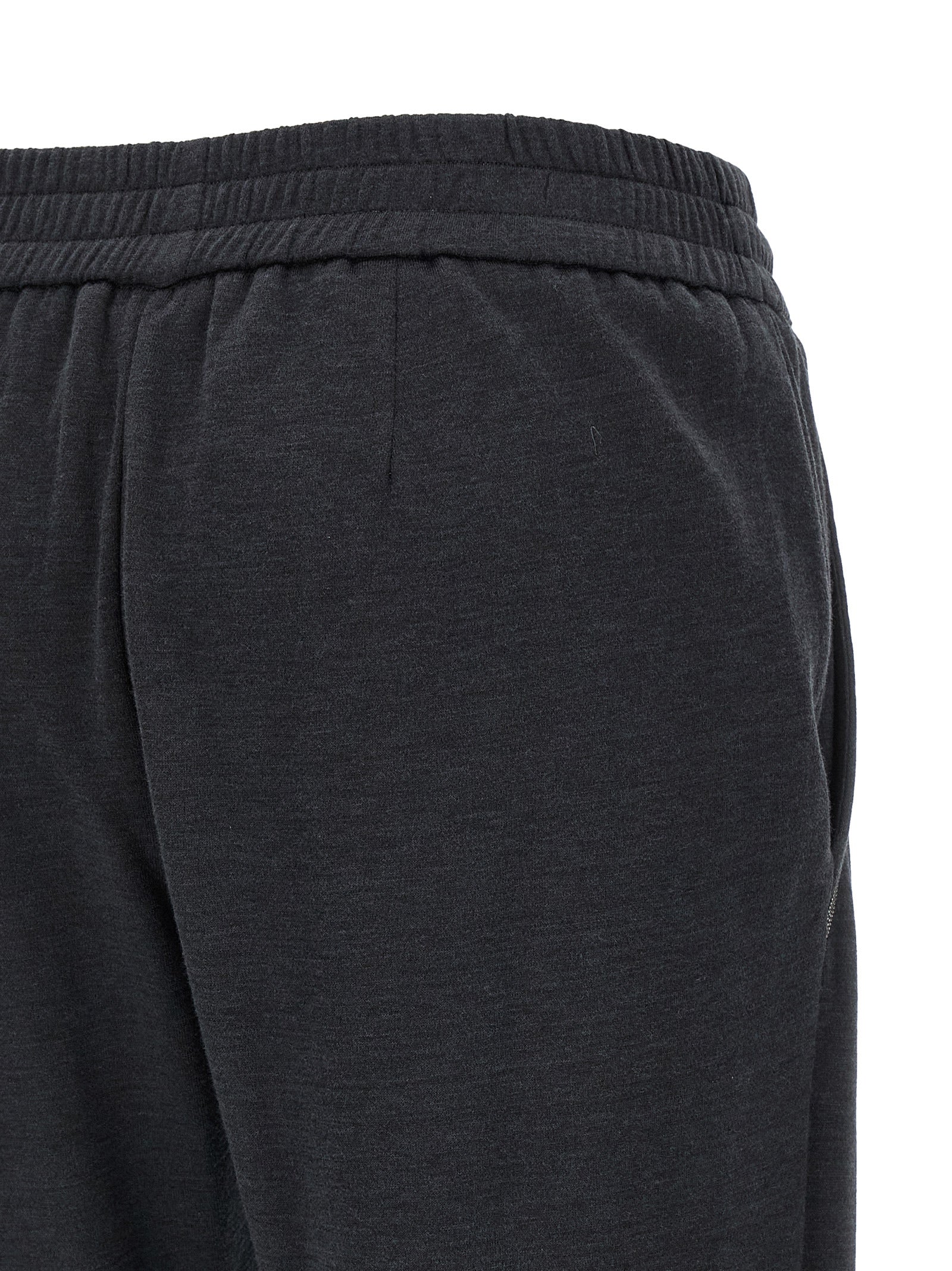 Brunello Cucinelli Gray Cotton Joggers (Workout Pants)