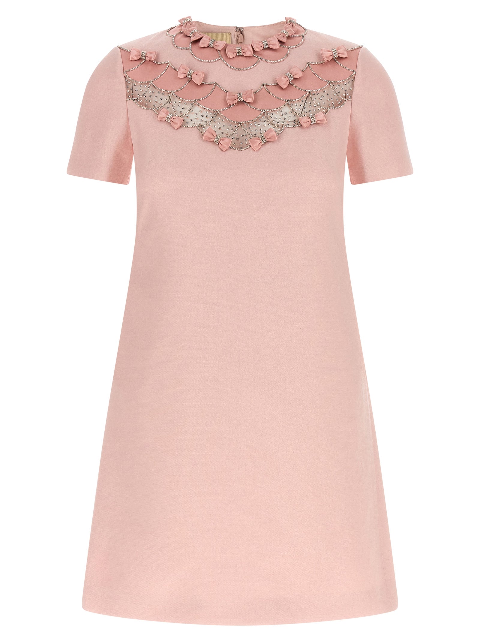 Valentino Garavani Multicolor Virgin Wool Short Dress
