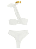 Elisabetta Franchi White Polyamide Bikini