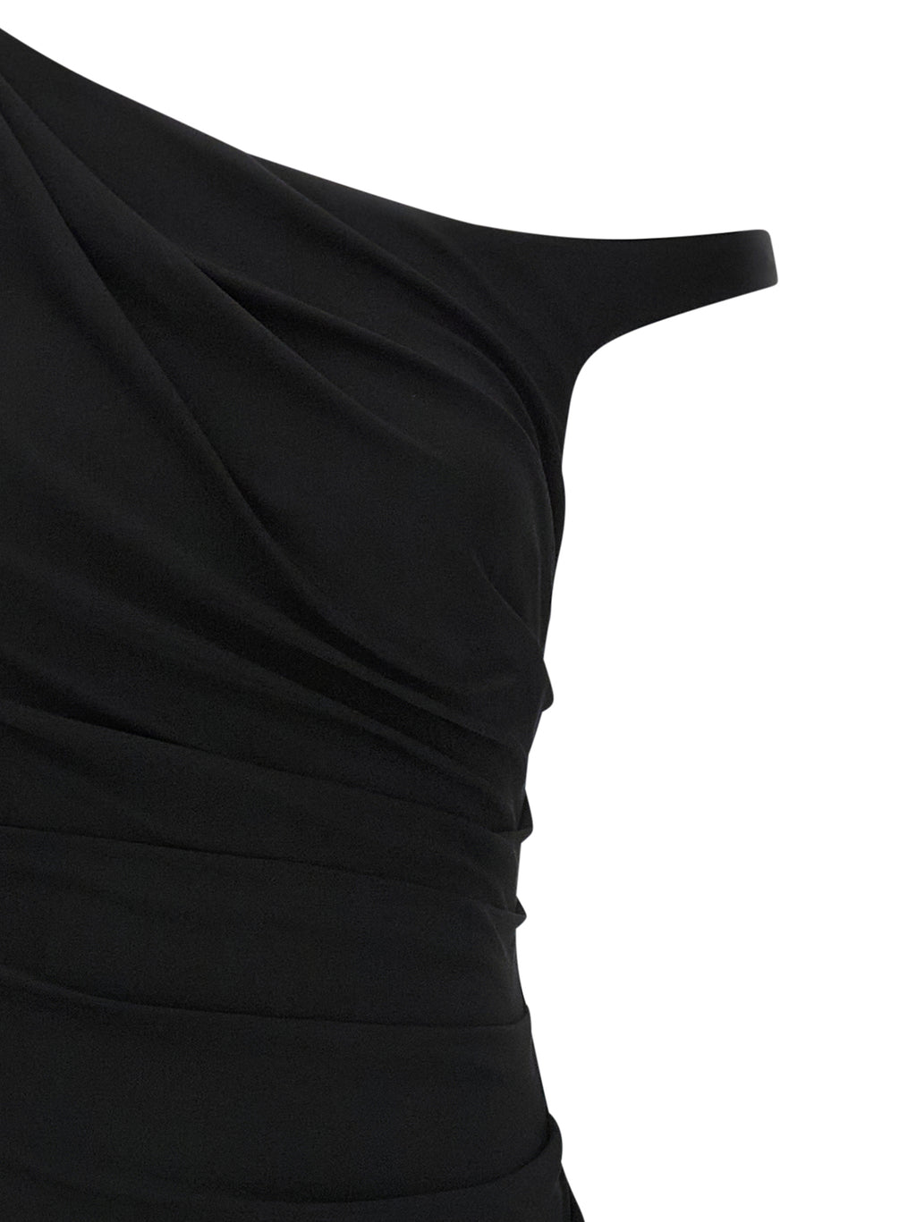 Elisabetta Franchi Black Viscose Midi Dress