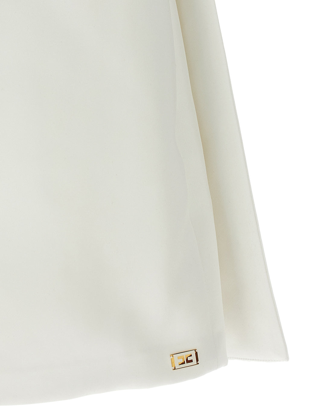 Elisabetta Franchi White Polyester Short Dress