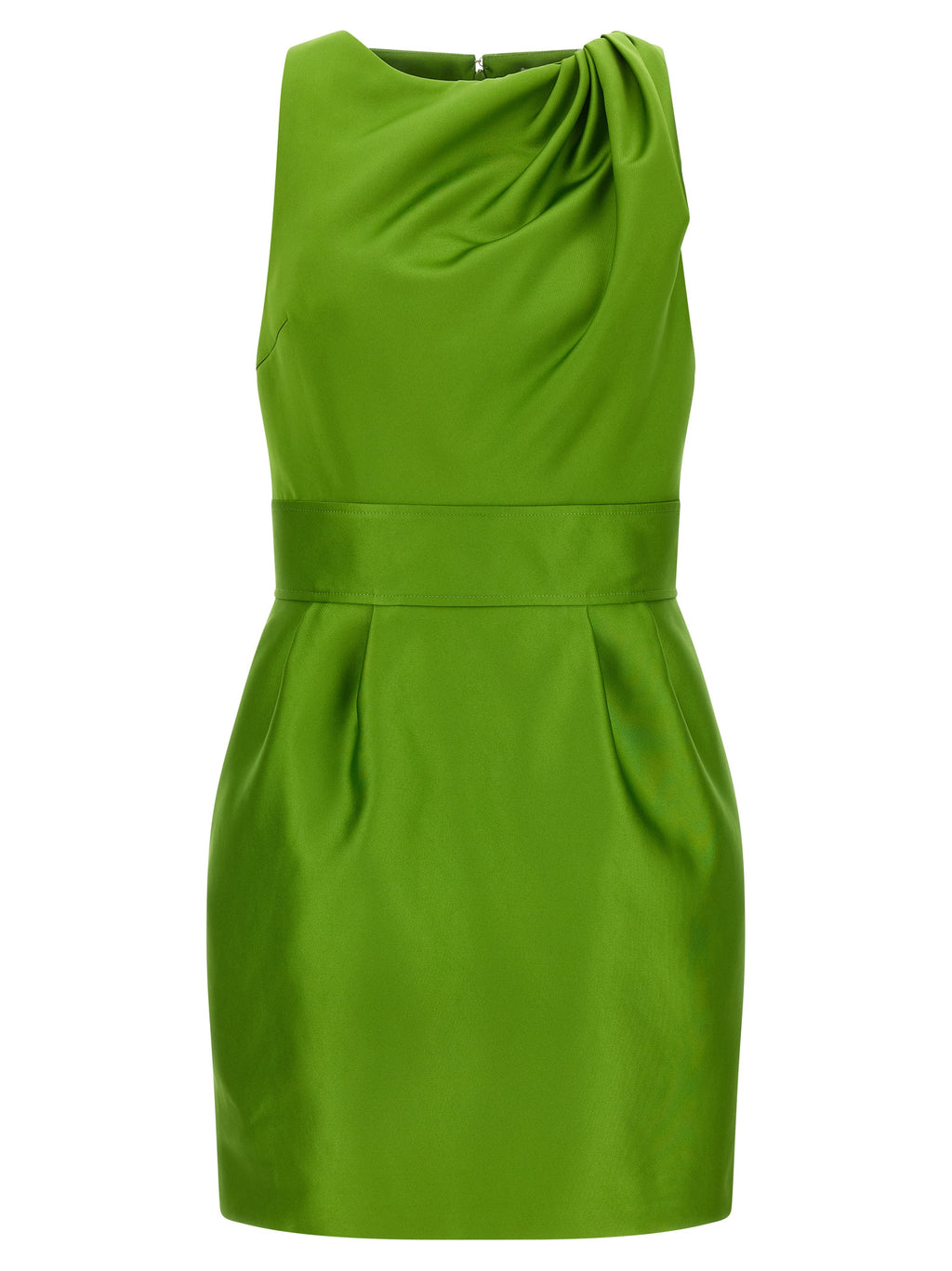 Elisabetta Franchi Bicolor Polyester Short Dress