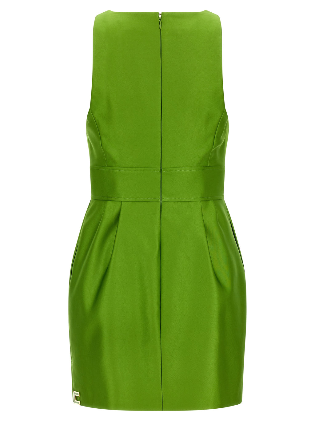 Elisabetta Franchi Bicolor Polyester Short Dress