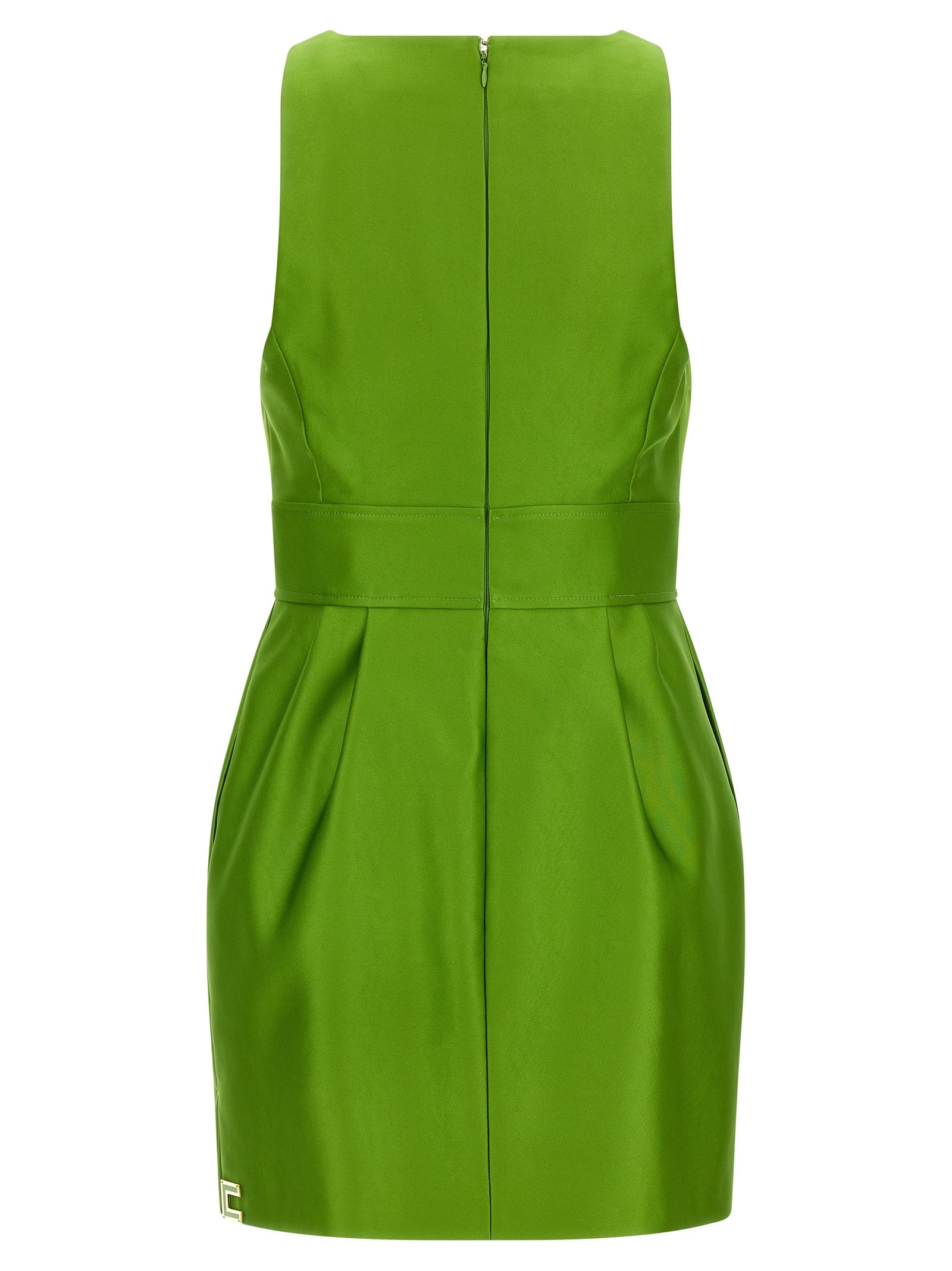 Elisabetta Franchi Bicolor Polyester Short Dress