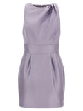 Elisabetta Franchi Purple Polyester Short Dress