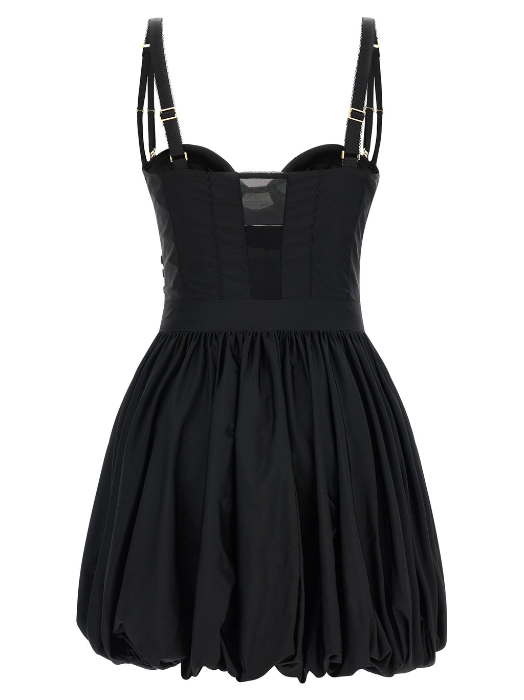 Elisabetta Franchi Black Polyester Short Dress