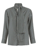'S Max Mara Blue Silk Blouse