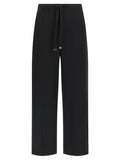 'S Max Mara Black Virgin Wool Joggers (Workout Pants)