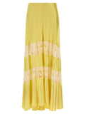 Alberta Ferretti Bicolor Viscose Mini Skirt