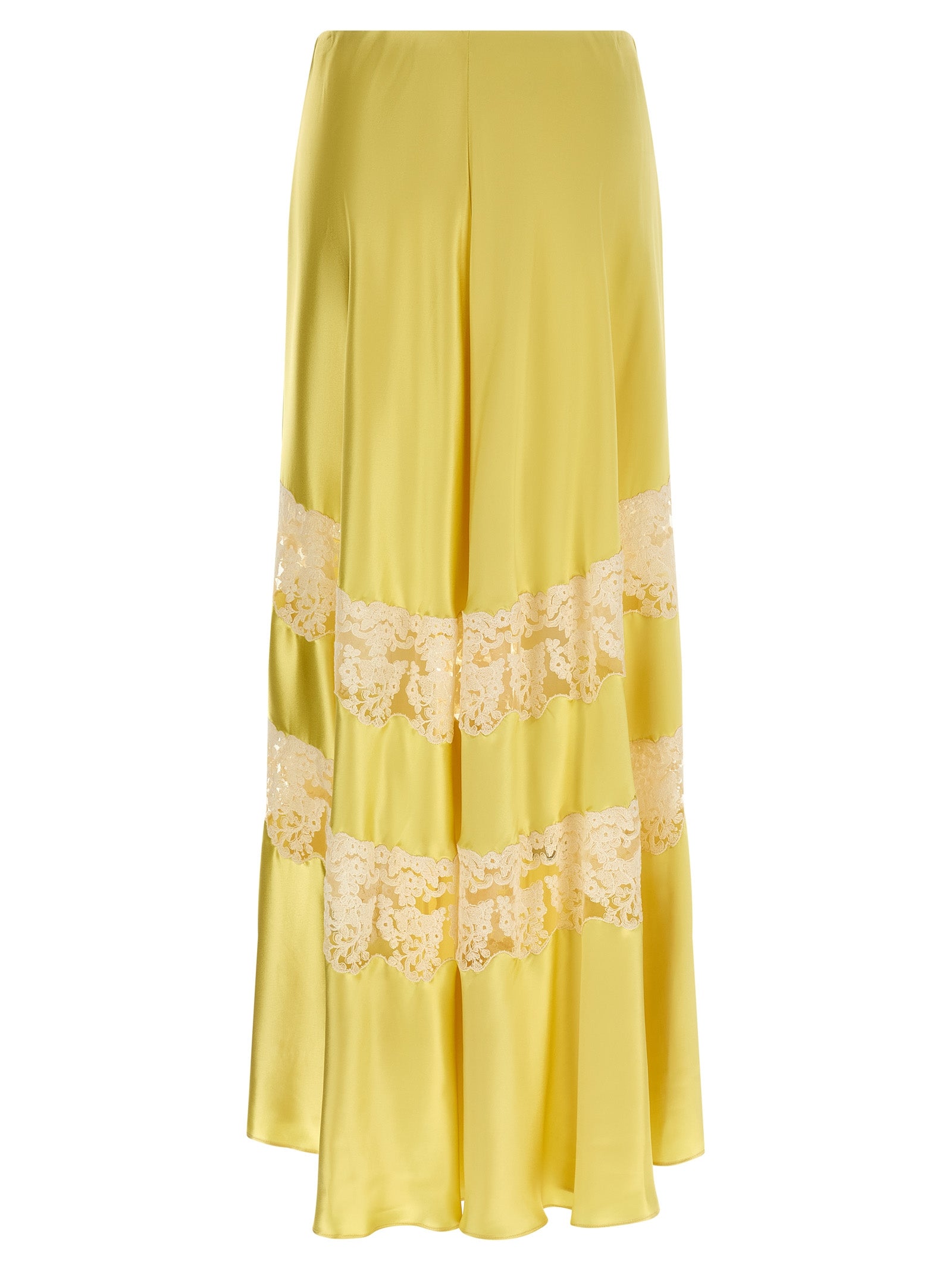 Alberta Ferretti Bicolor Viscose Mini Skirt