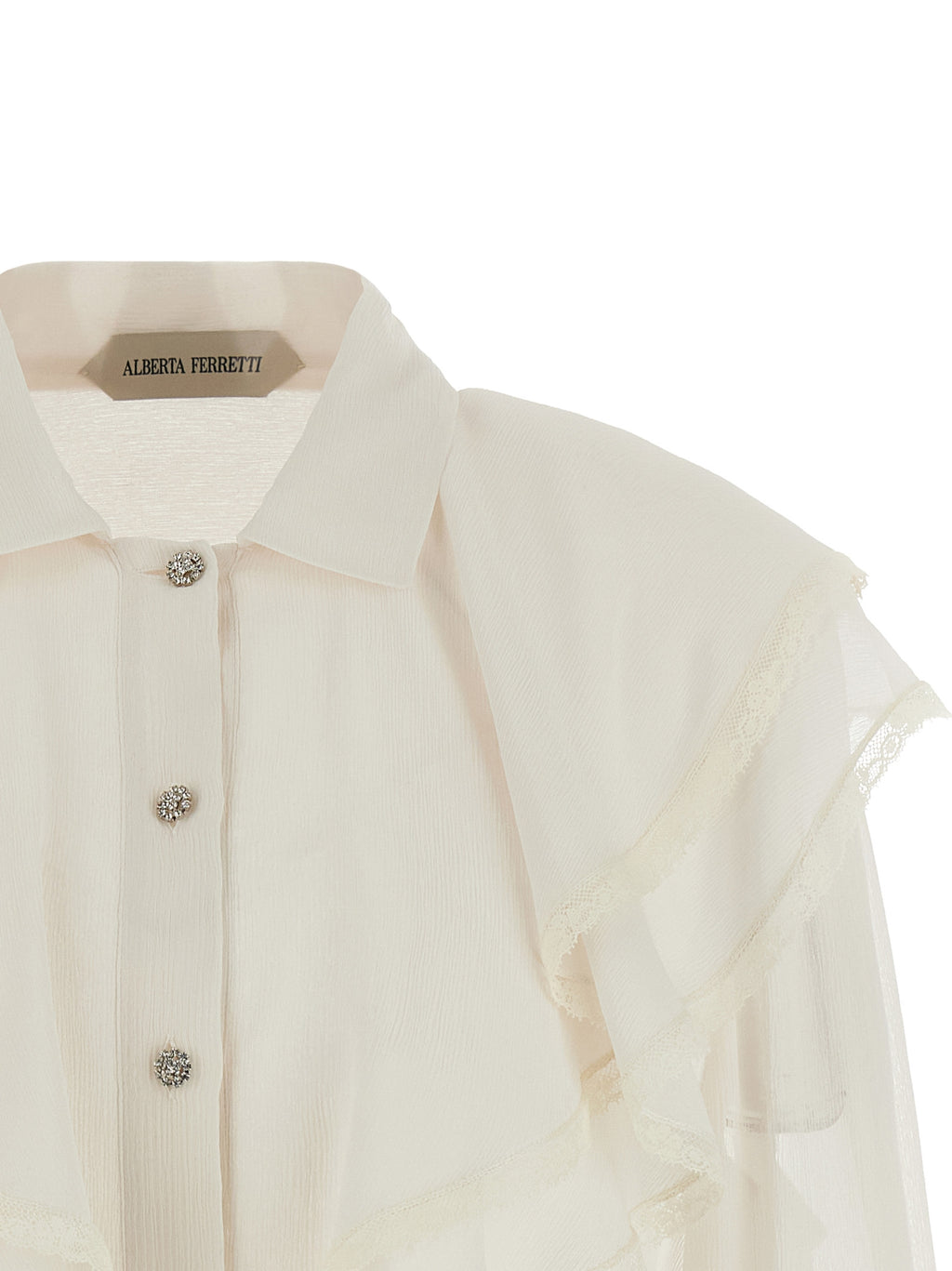 Alberta Ferretti Beige Acetate Blouse