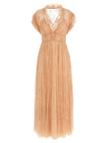 Alberta Ferretti Multicolor Polyamide Long Dress