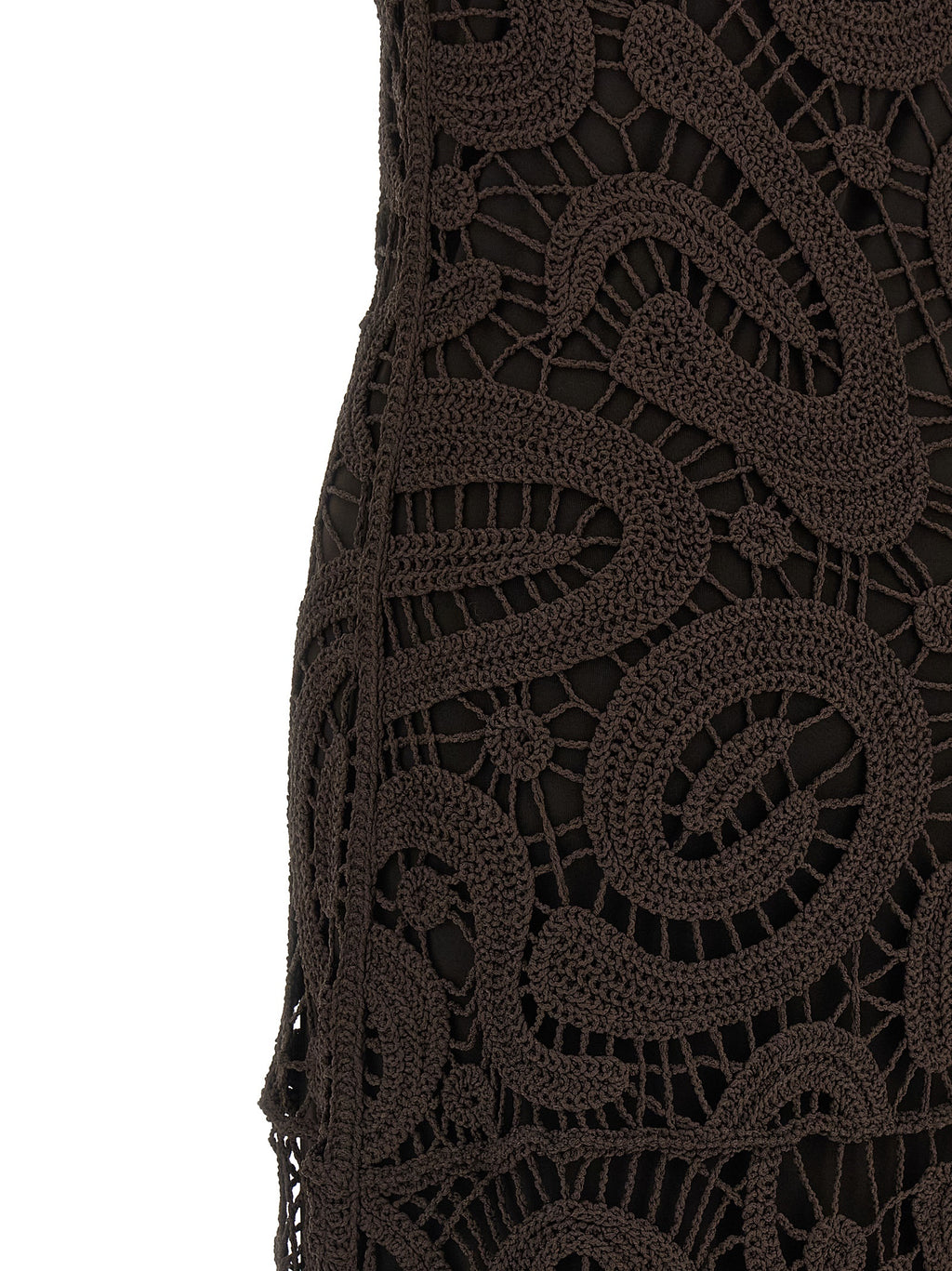 PINKO Brown Viscose Long Dress