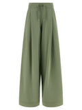 Dries Van Noten Bicolor Cotton Casual Pants