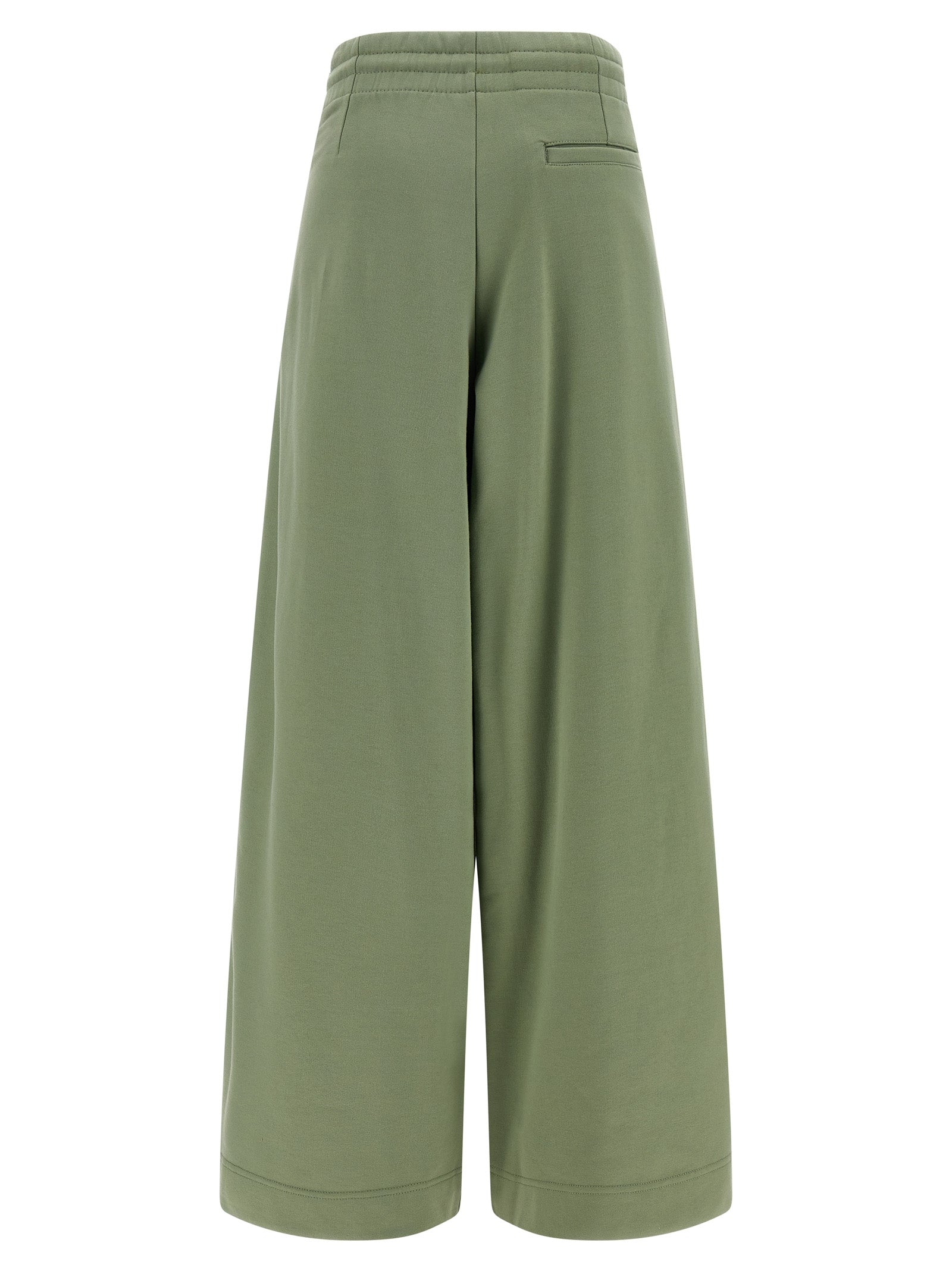 Dries Van Noten Bicolor Cotton Casual Pants