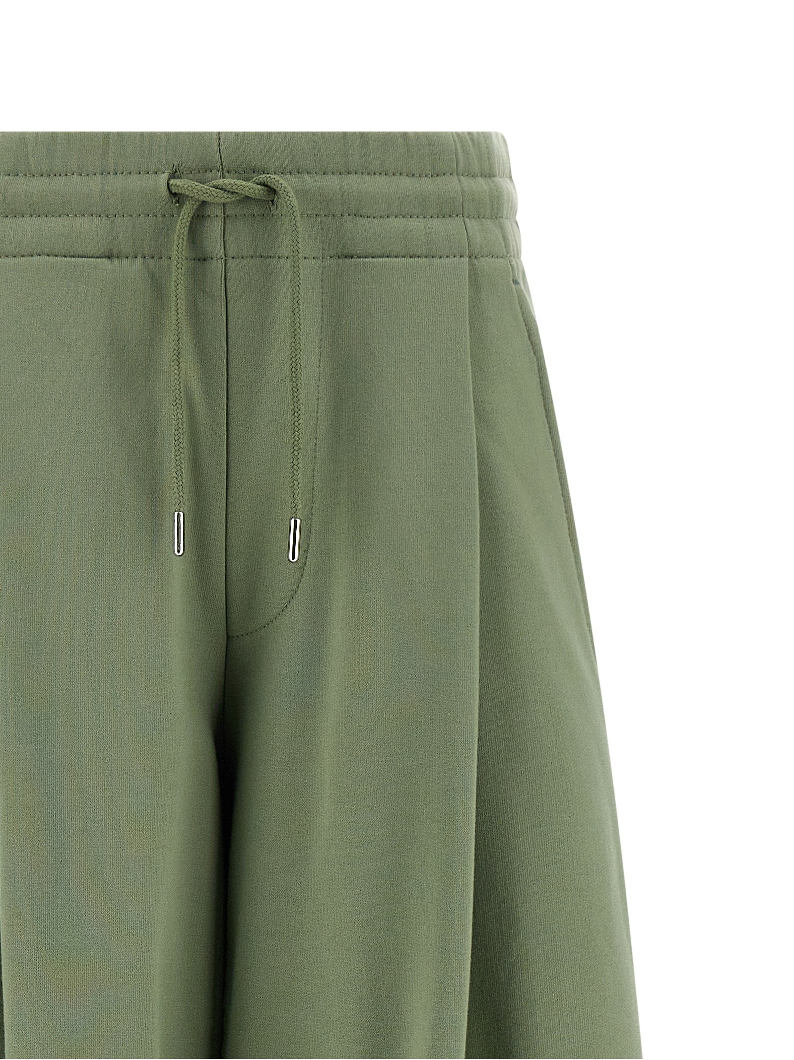 Dries Van Noten Bicolor Cotton Casual Pants