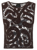 PINKO Brown Viscose Blouse