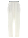 Brunello Cucinelli White Cotton Joggers (Workout Pants)