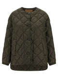 Max Mara Bicolor Polyamide Full-Length Jacket