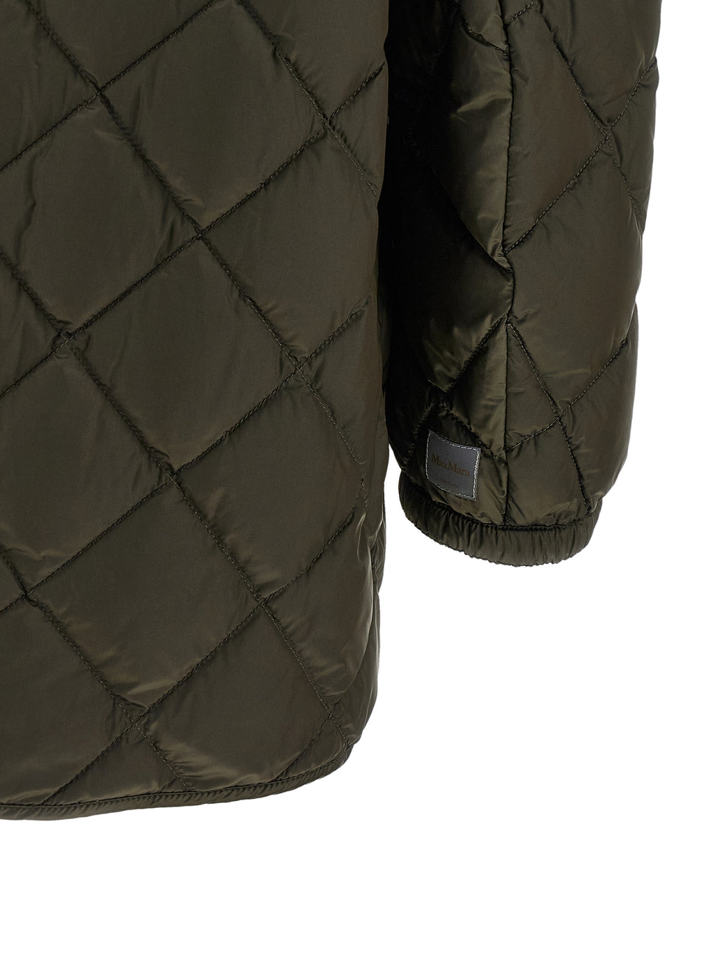 Max Mara Bicolor Polyamide Full-Length Jacket