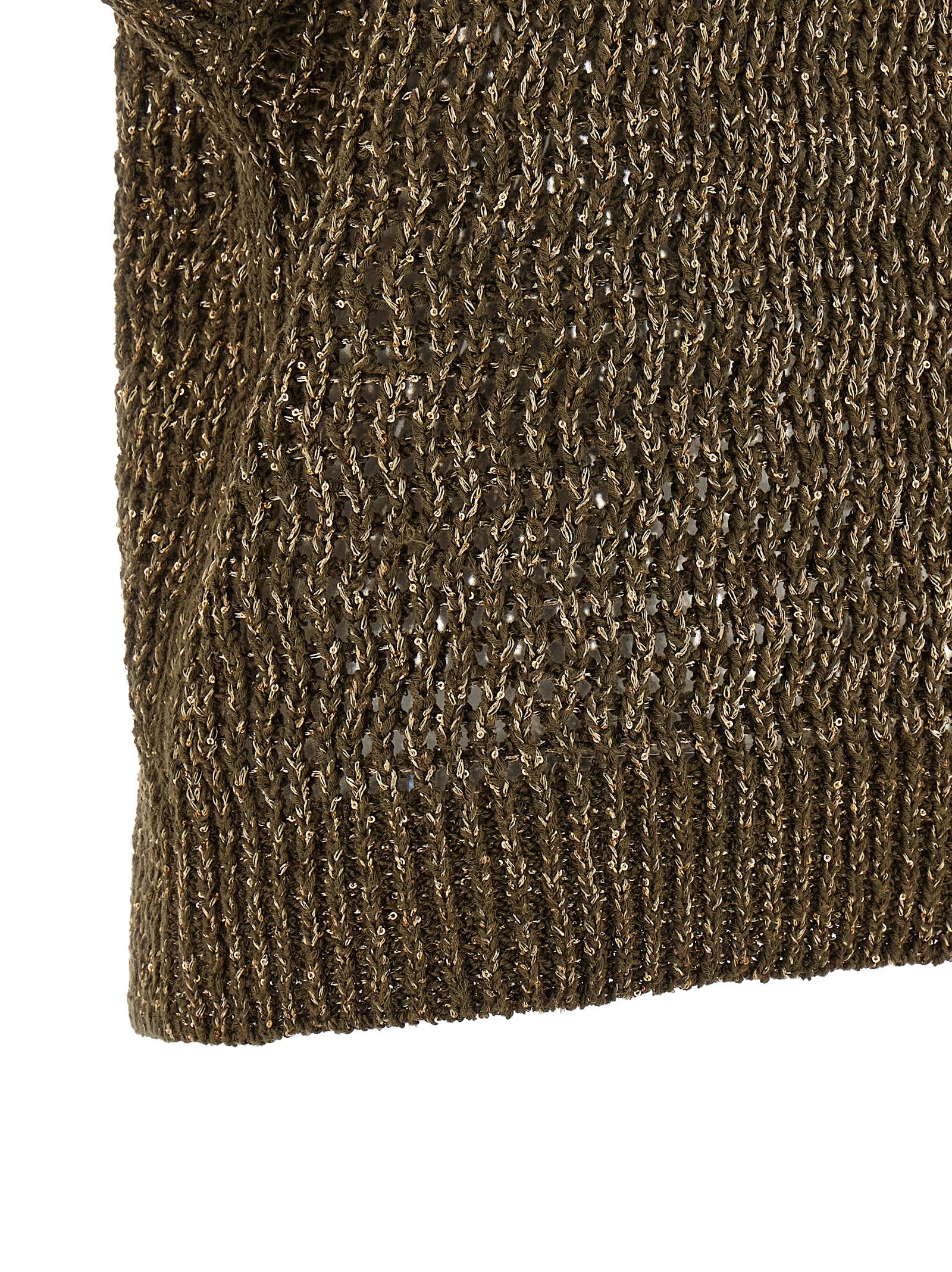 Max Mara Bicolor Cotton Cardigan