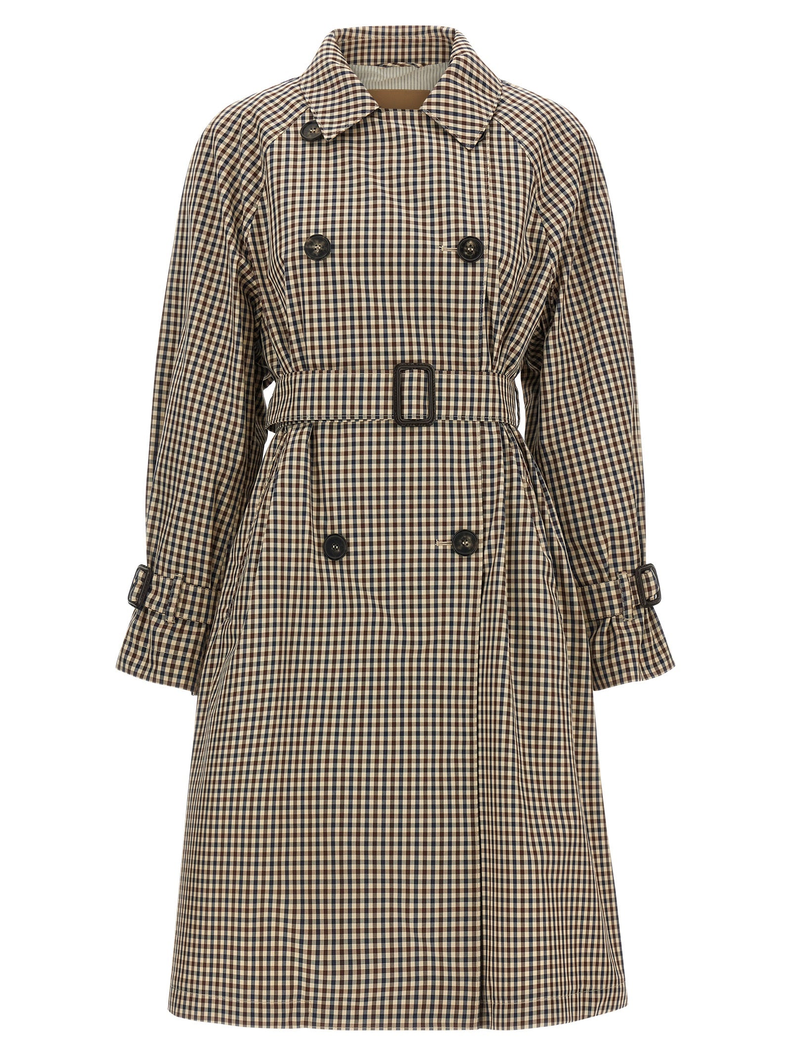 Max Mara Brown Cotton Coat
