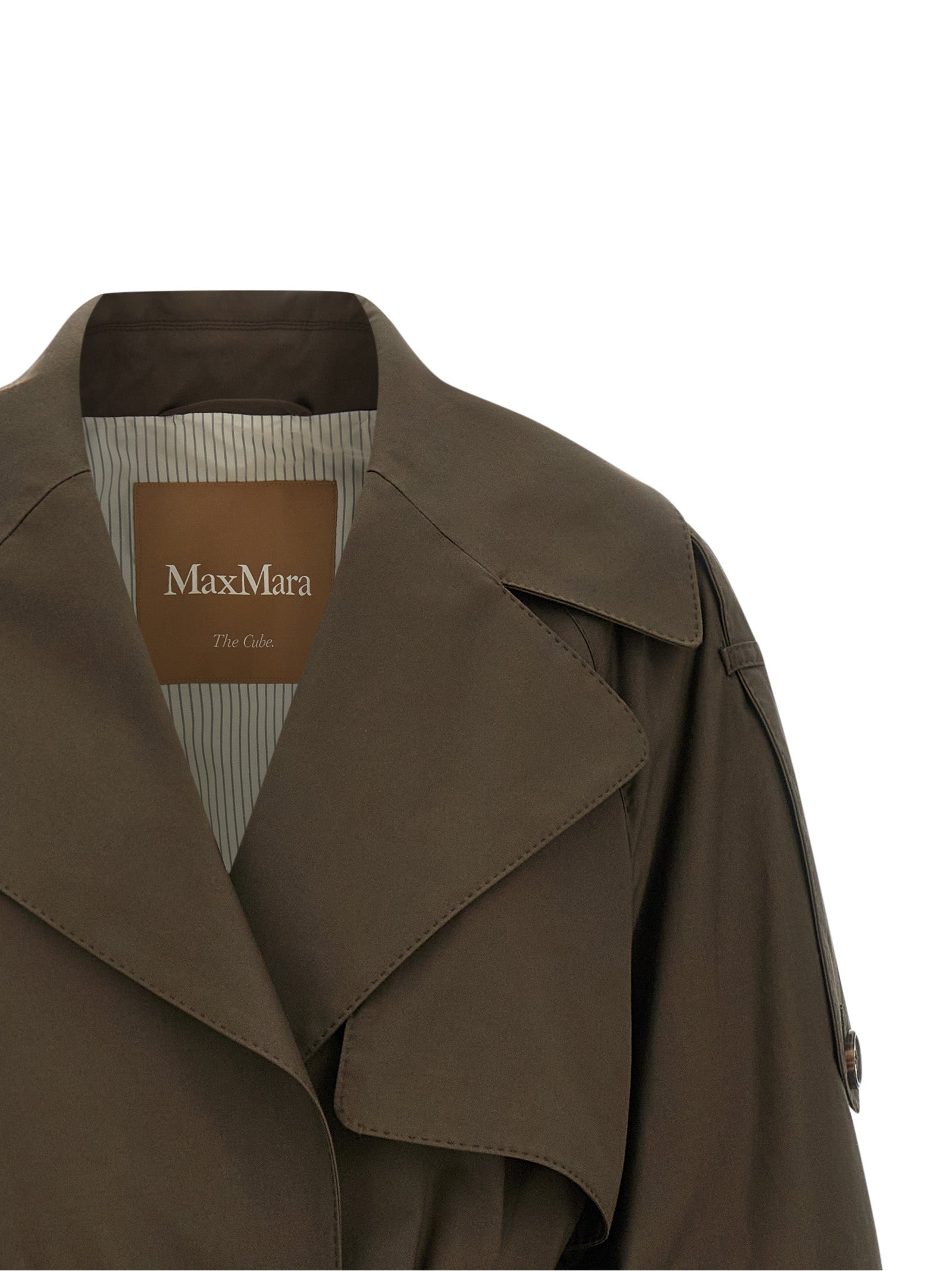 Max Mara Bicolor Cotton Coat