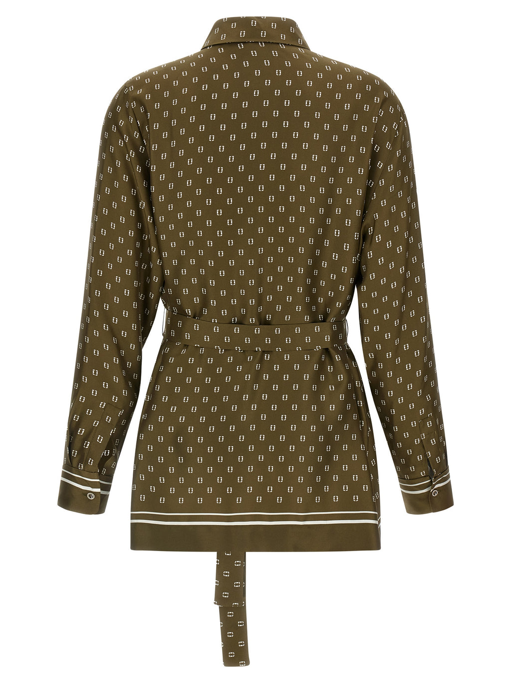 Max Mara Bicolor Silk Blouse