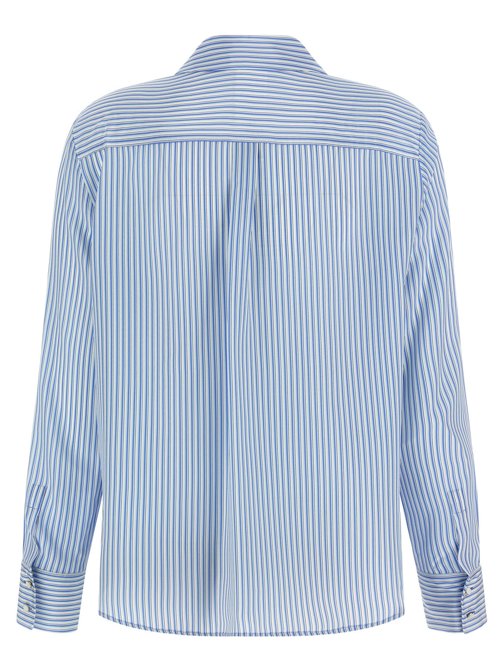 Max Mara Blue Silk Blouse