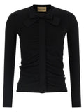 Valentino Garavani Black Viscose Cardigan