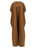 Armarium Brown Cotton Long Dress