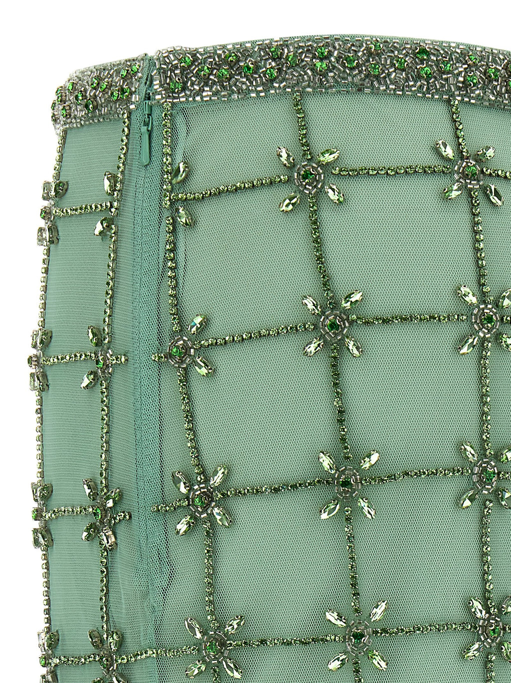 PINKO Bicolor Polyester Midi Skirt