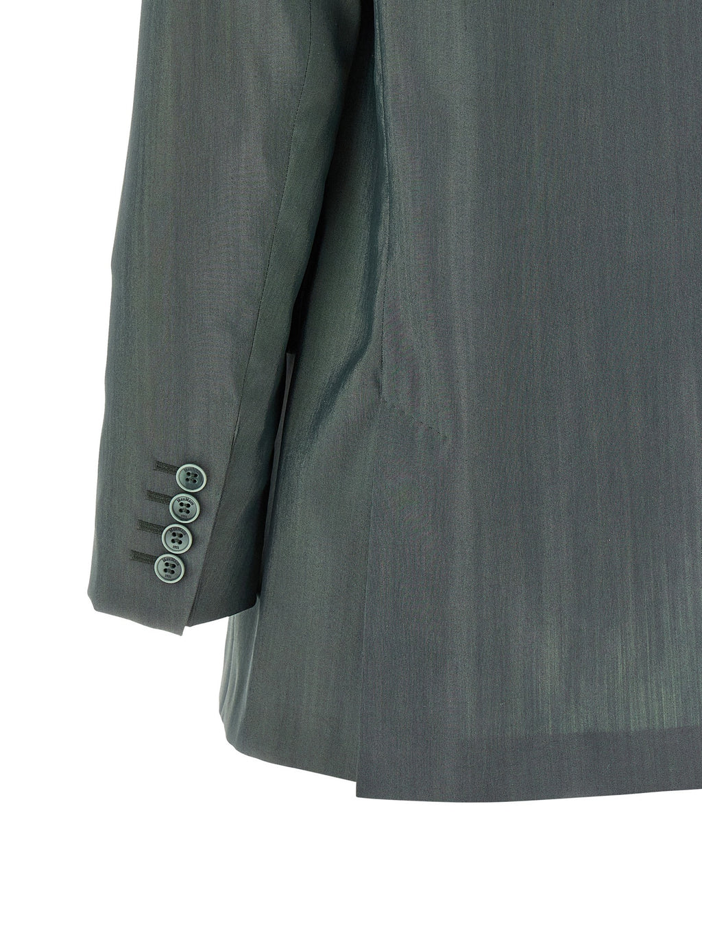 Max Mara Bicolor Virgin Wool Blazer