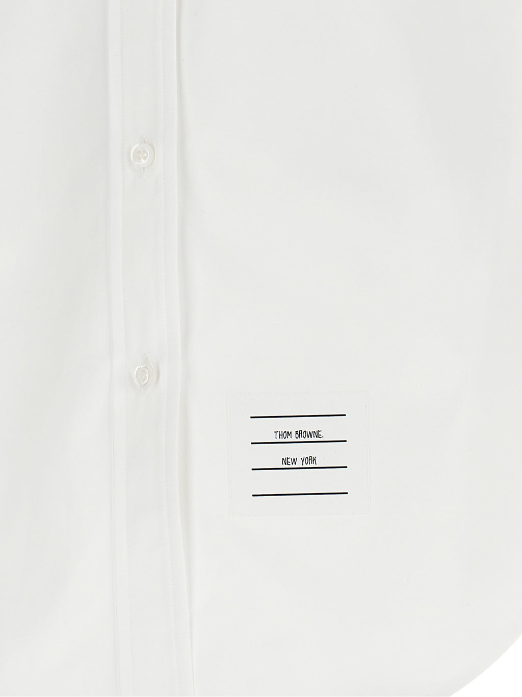Thom Browne White Cotton Blouse