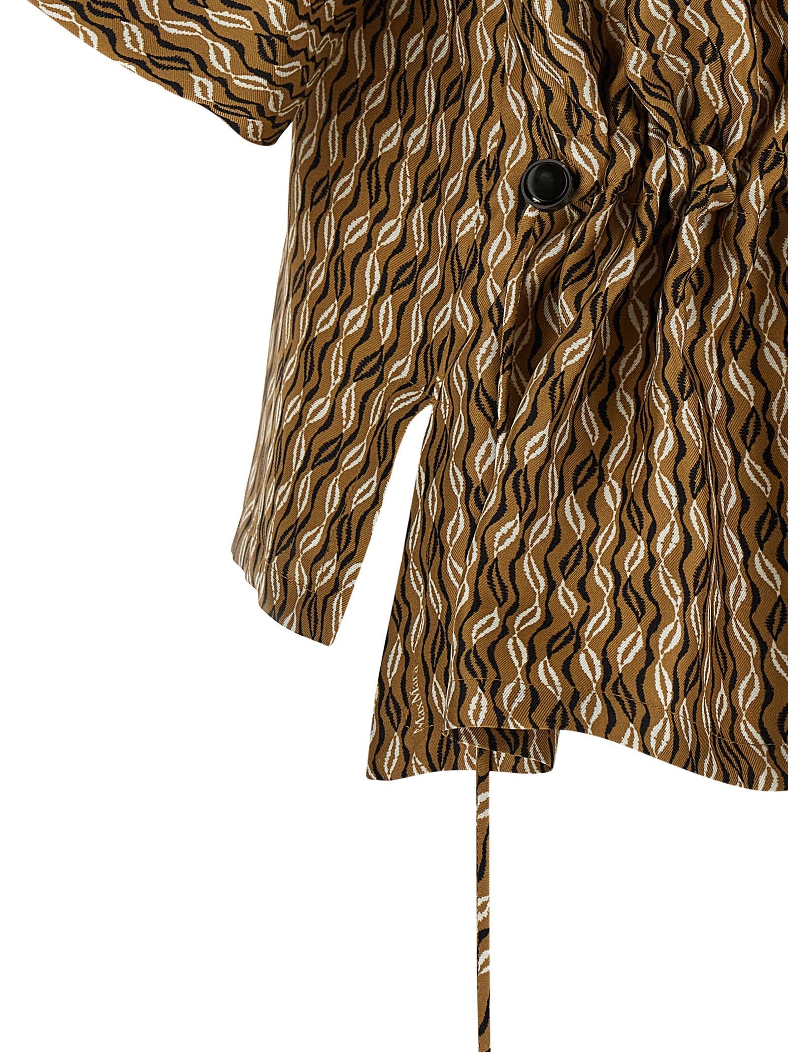 Max Mara Brown Silk Blouse