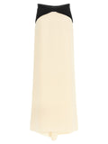 Valentino Garavani Bicolor Silk Mini Skirt
