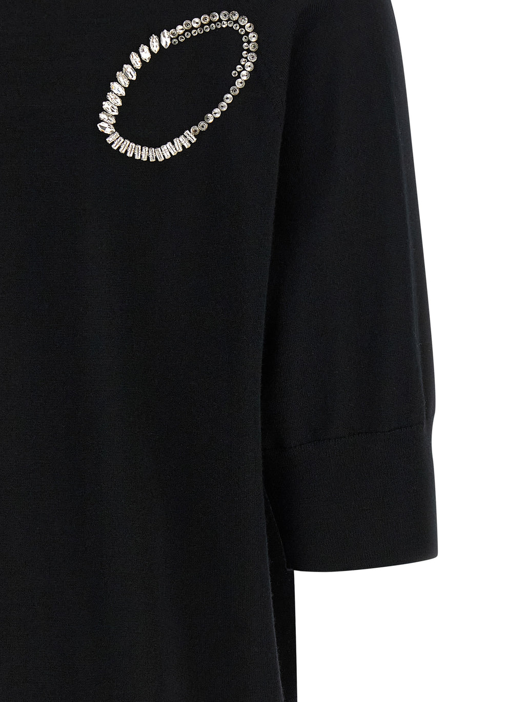 Dries Van Noten Black Merino Wool Cardigan