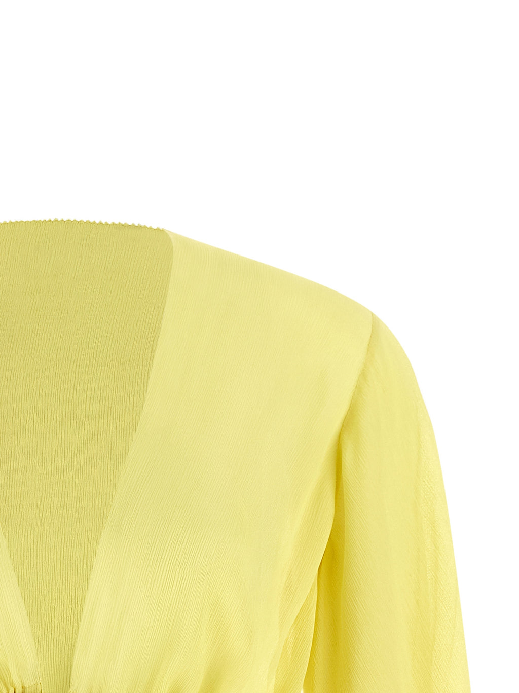Alberta Ferretti Bicolor Acetate Blouse