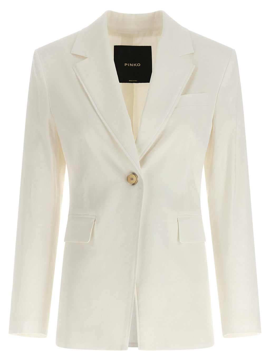 PINKO White Linen Blazer