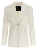 PINKO White Linen Blazer