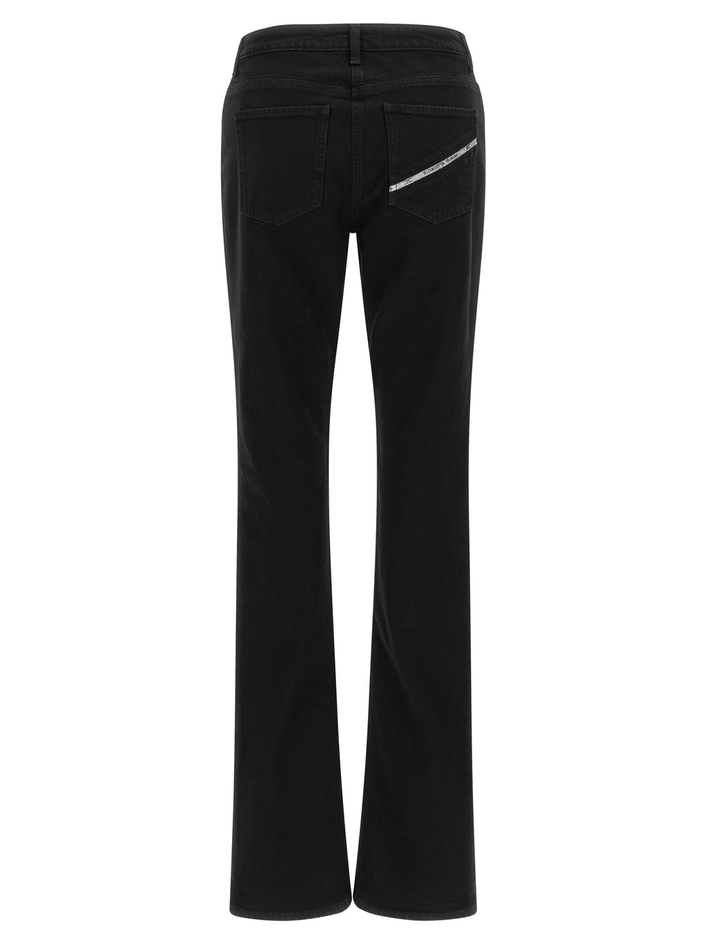 Elisabetta Franchi Black Cotton Flared Jeans
