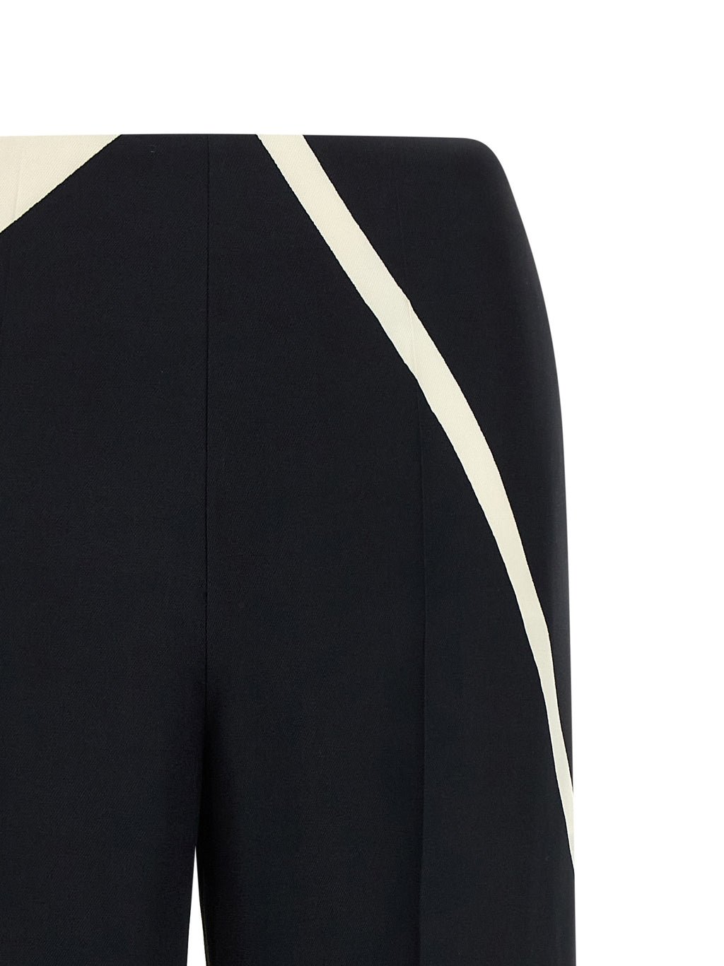 Alberta Ferretti Bicolor Viscose Casual Pants