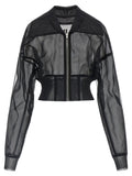Rick Owens Black Nylon Bomber