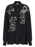 Dries Van Noten Black Polyester Blouse