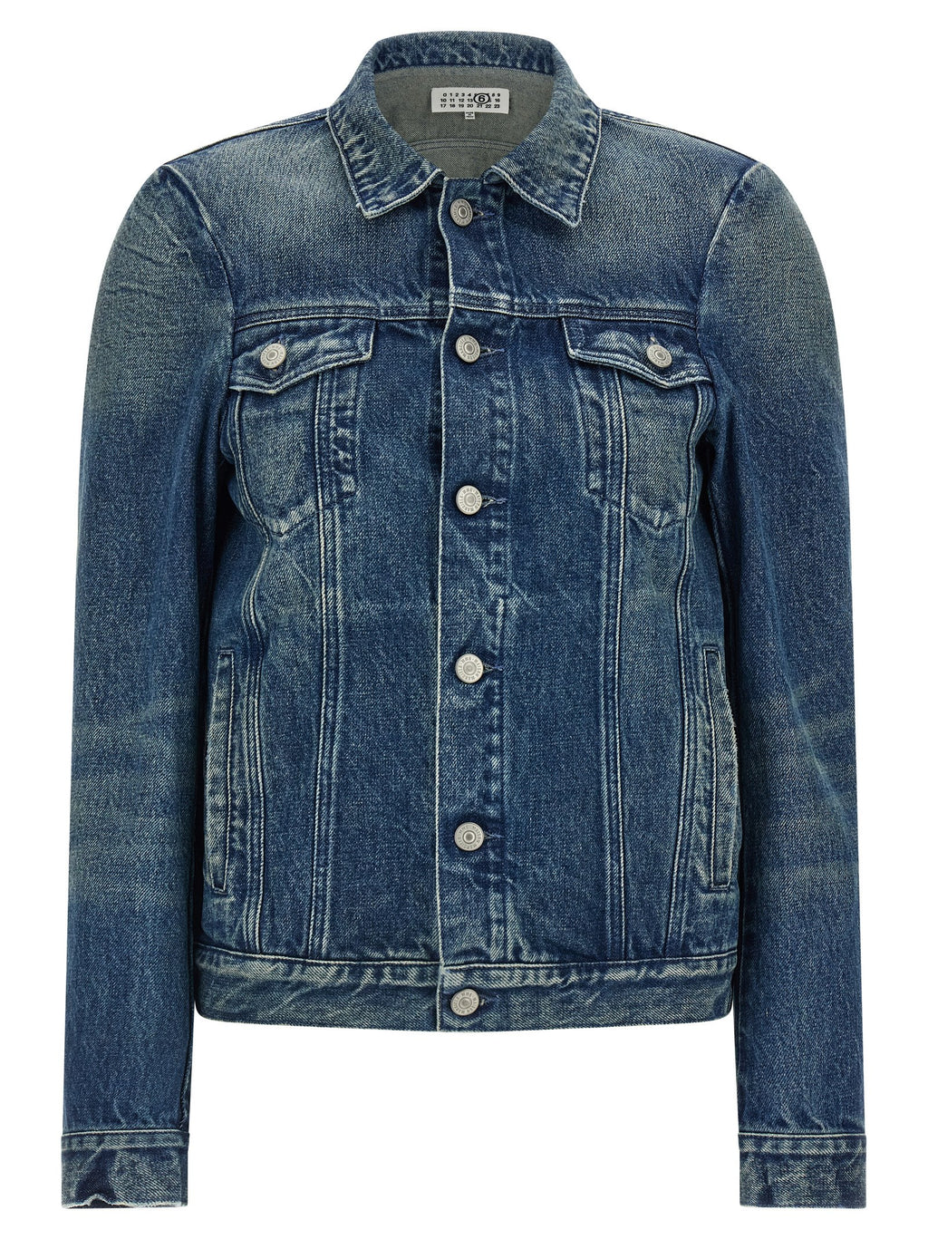 MM6 Maison Margiela Blue Cotton Denim Jacket