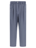 Brunello Cucinelli Blue Viscose Casual Pants