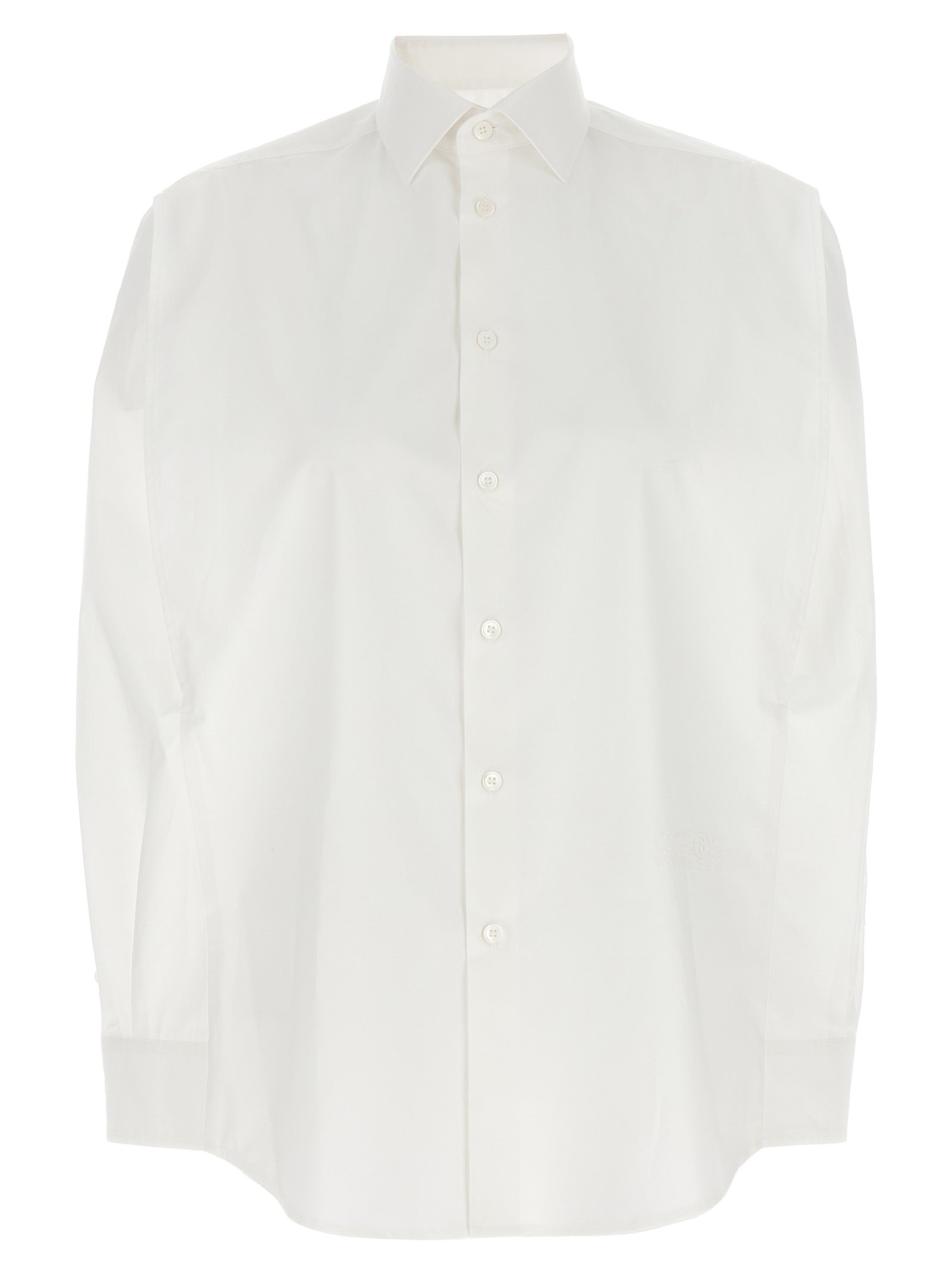 MM6 Maison Margiela White Cotton Blouse