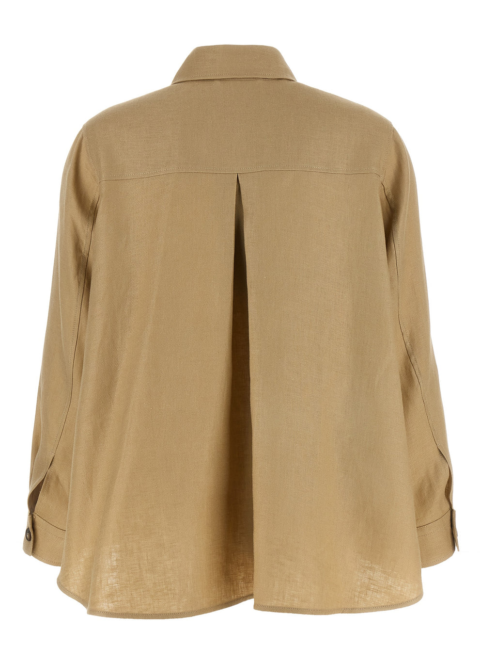Max Mara Beige Linen Blouse